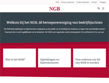 Tablet Screenshot of ngb.nl